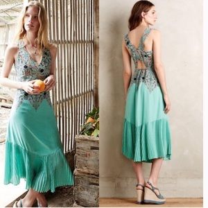 Anthropologie Green Canyon Maeve Maxi Dress Size 2